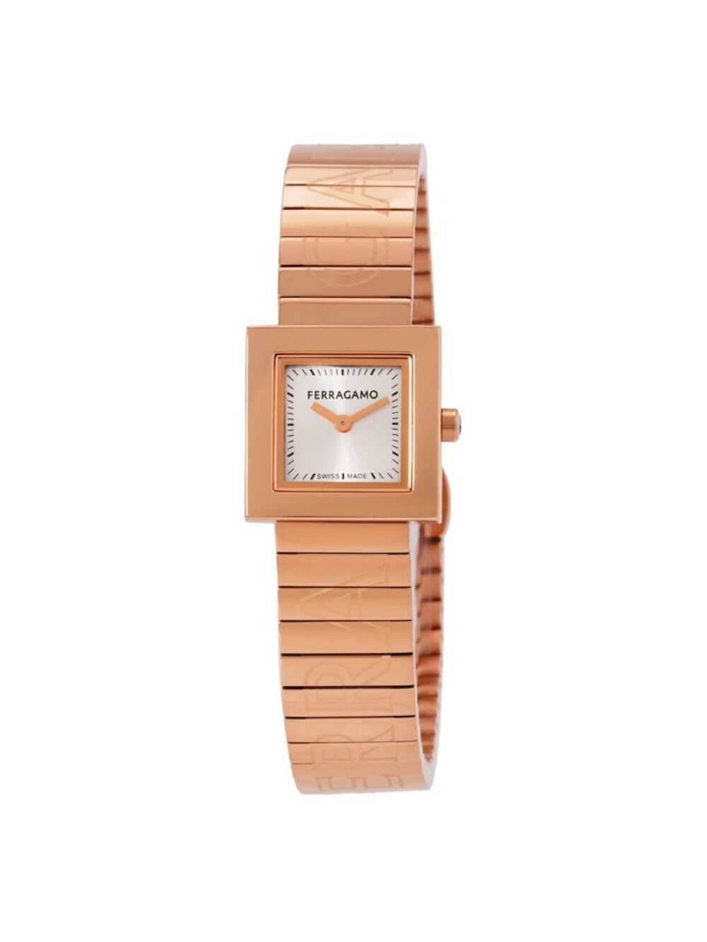 NWT Ferragamo Portrait Quartz Silver Dial Ladies Watch